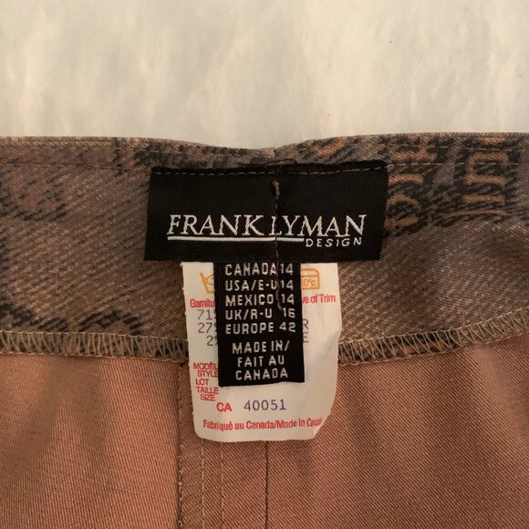 Frank Lyman Women's Straight Wide Leg Zip Closure Pants - Picture 7 of 10